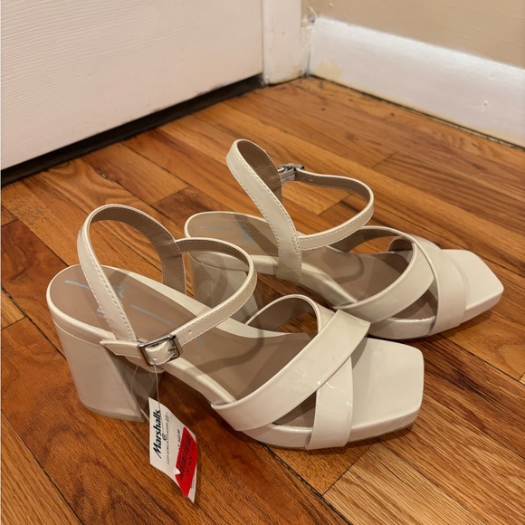 MIA Women's Ivory Strappy Heels - Picture 2 of 10